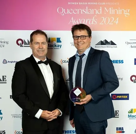 Bigmate at the 2024 Queensland Mining Awards with the Pirtek Safety Initiative Award